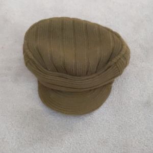 Olive color toddler knit hat